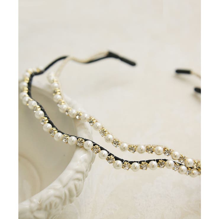 カチューシャ ビジュー ウェーブ | VINGTAINE | 詳細画像6 