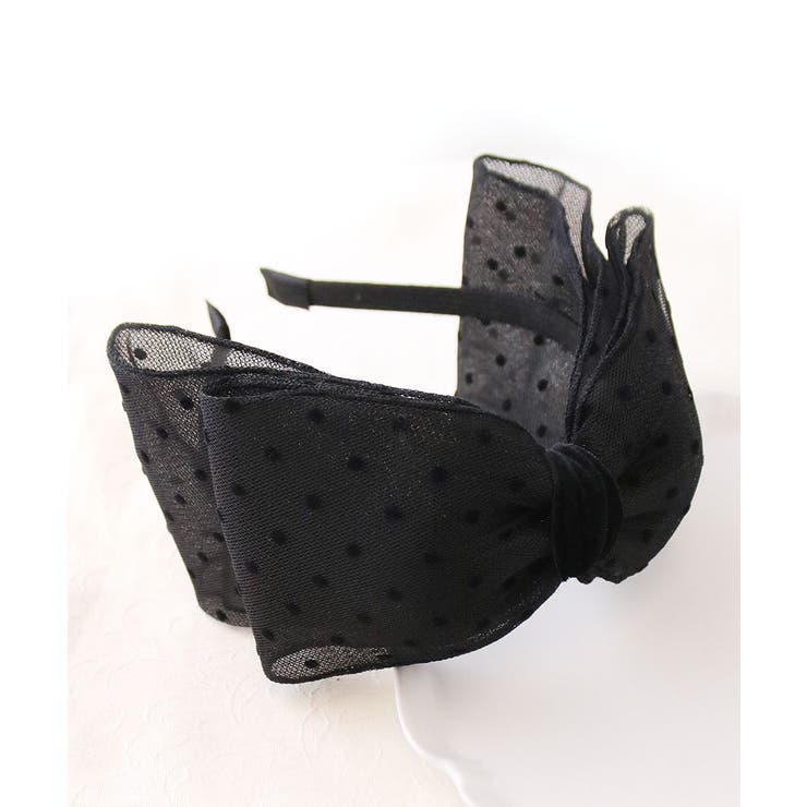 カチューシャ ドット柄 リボン | VINGTAINE | 詳細画像4 