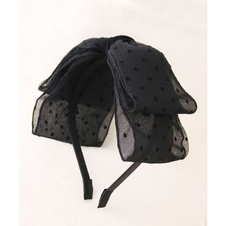 カチューシャ ドット柄 リボン | VINGTAINE | 詳細画像5 