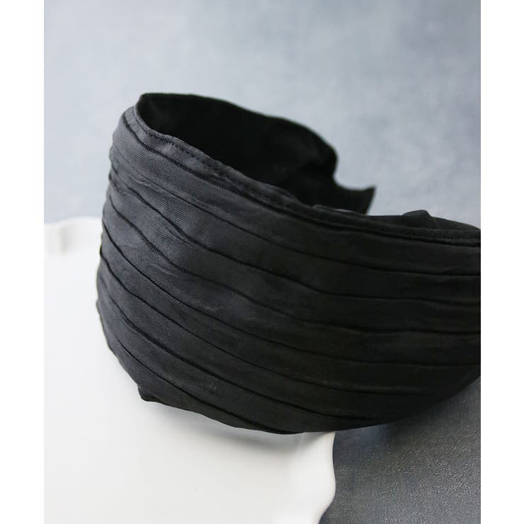 カチューシャ プリーツ 幅広 | VINGTAINE | 詳細画像3 