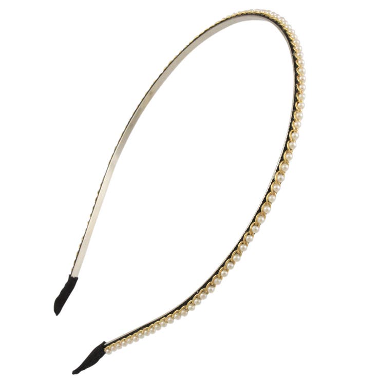 ゴールドチェーンMIX細カチューシャ 細め ヘアアクセサリーHK | VINGTAINE | 詳細画像11 