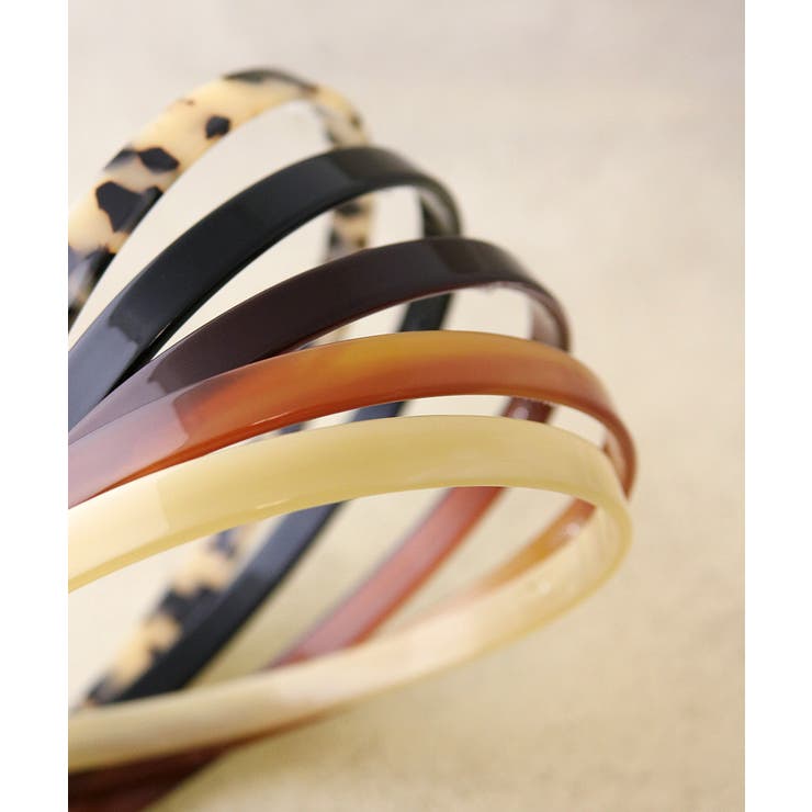 シンプル カチューシャ べっ甲風 | VINGTAINE | 詳細画像10 