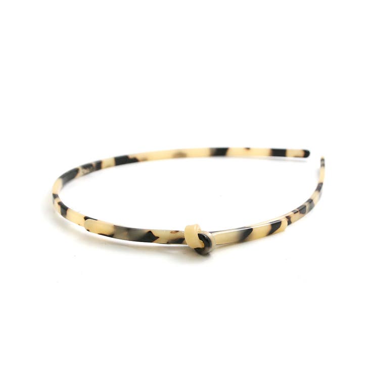 べっ甲風リボン細カチューシャ/細め/ヘアアクセサリー HK-59 | VINGTAINE | 詳細画像5 