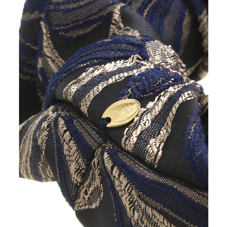 花柄刺繍シュシュ ボリューム 大柄 | VINGTAINE | 詳細画像3 