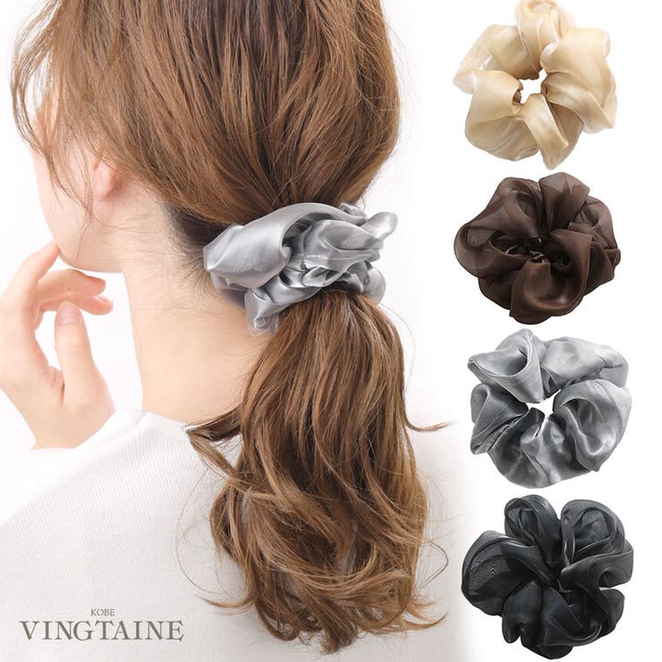 シュシュ シャイニー オーガンジー | VINGTAINE | 詳細画像1 