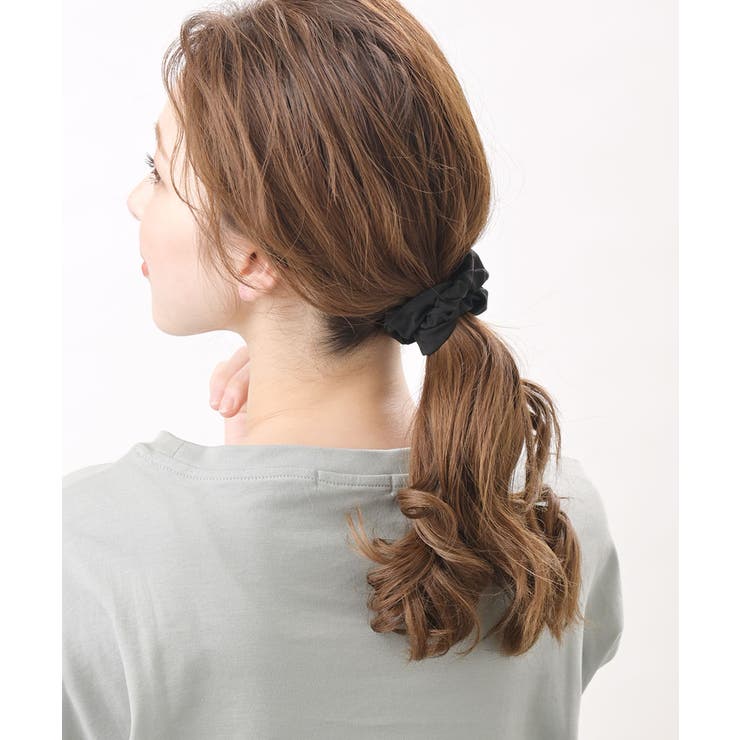 ブラック | シュシュ カラー シンプル | VINGTAINE