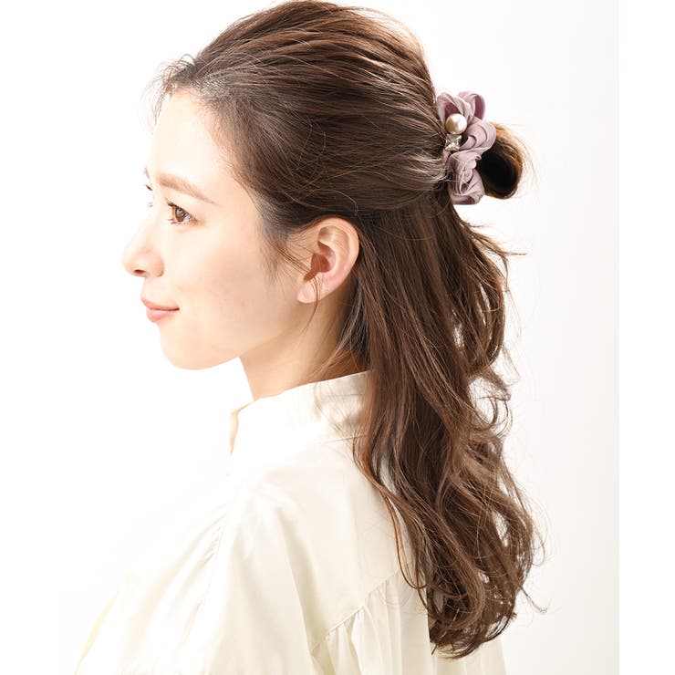 ピンク | シュシュ パール ストーン | VINGTAINE