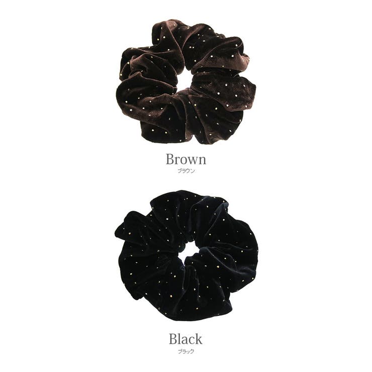 シュシュ ベロア ドット | VINGTAINE | 詳細画像7 