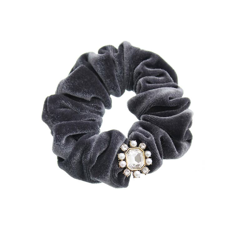 シュシュ ベロア ビジュー | VINGTAINE | 詳細画像4 