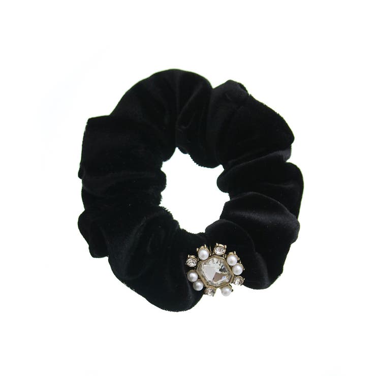 シュシュ ベロア ビジュー | VINGTAINE | 詳細画像5 