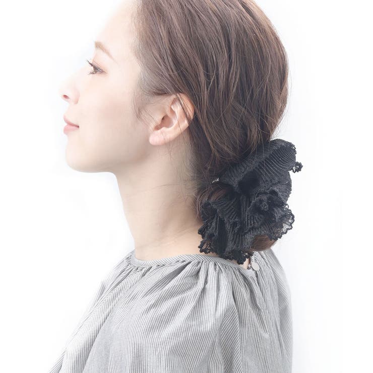 ワンカラー | シュシュ レース ビッグ | VINGTAINE