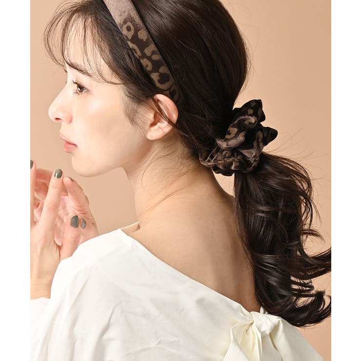 シュシュ レオパード 豹柄 | VINGTAINE | 詳細画像3 