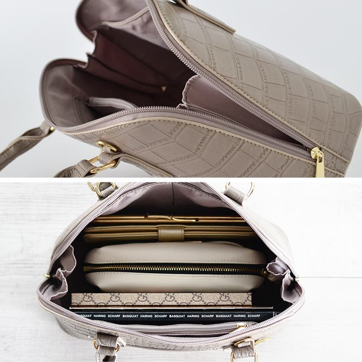 ラウンドファスナー2wayハンドバッグ | Vita Felice | 詳細画像29 