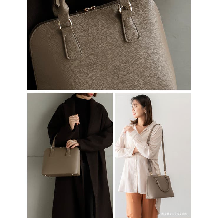 ラウンドファスナー2wayハンドバッグ | Vita Felice | 詳細画像17 