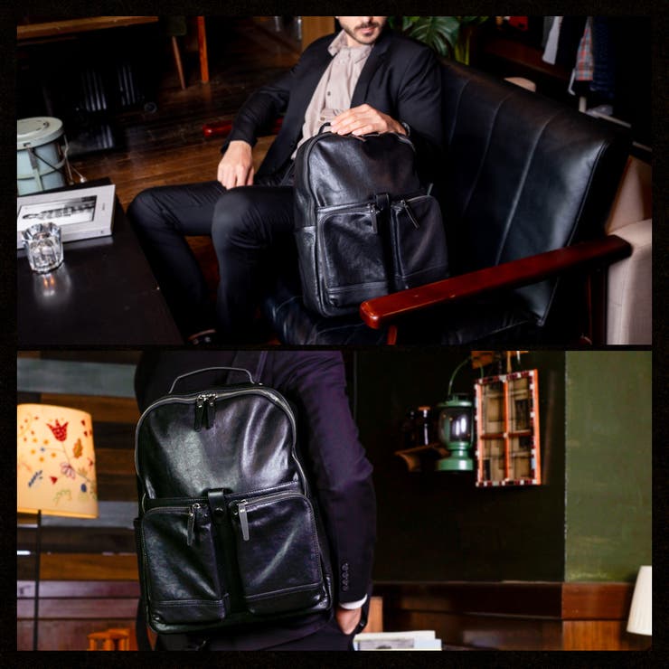イタリアンレザー】9ポケットリュックサック[品番：VI000001354]｜Vita