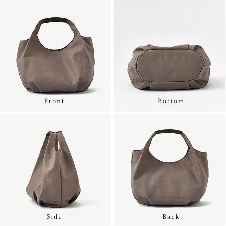 本革×キャンバスバルーントートバッグ | Vita Felice | 詳細画像22 