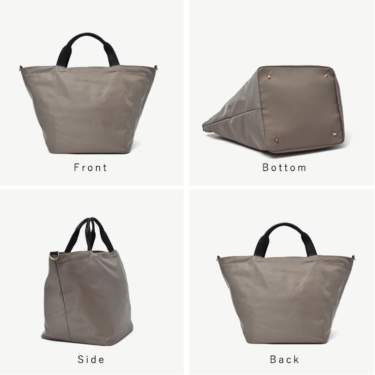 本革ハンドル2wayビッグナイロントートバッグ | Vita Felice | 詳細画像19 