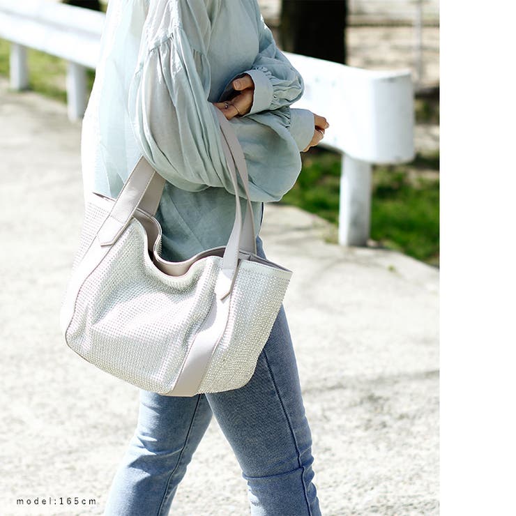 STONE ｜トートバッグ ラインストーントートバッグ[品番：VI000000615]｜Vita Felice（ヴィタ