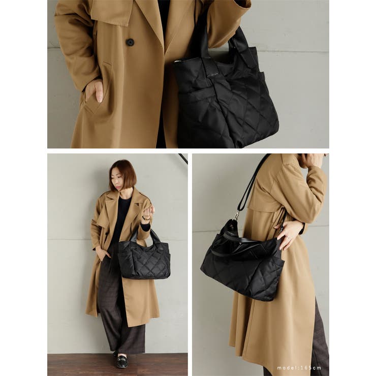 キルティング2wayナイロンBIGトートバッグ | Vita Felice | 詳細画像9 