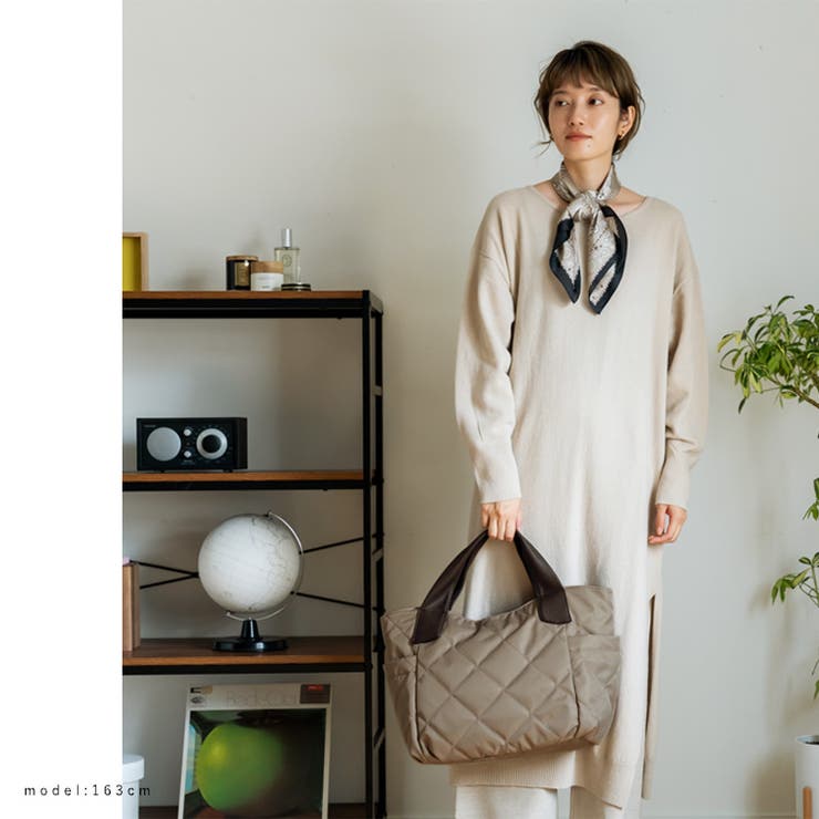 キルティング2wayナイロンBIGトートバッグ | Vita Felice | 詳細画像10 