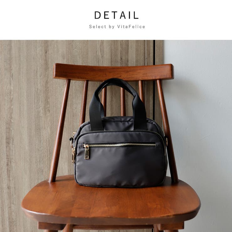 ナイロン2wayミニショルダートート | Vita Felice | 詳細画像16 