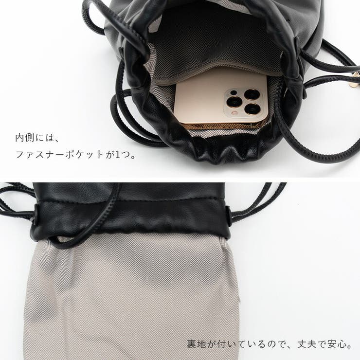 巾着2wayミニショルダーバッグ[品番：VI000001575]｜Vita Felice
