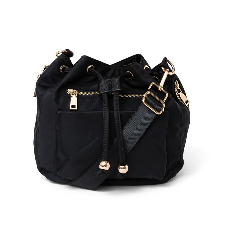 ショルダーバッグ・ポシェット RAIVE Poppy in Black 10 2WAY】フラップドロストショルダーBAG（ショルダーバッグ） | tk