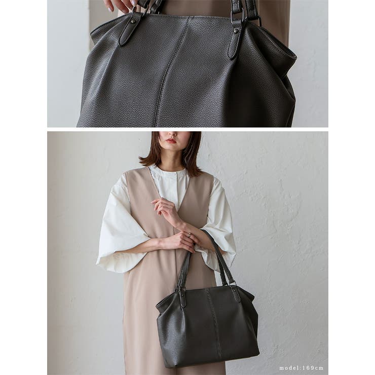 3ルームサイドタックトートバッグ | Vita Felice | 詳細画像9 