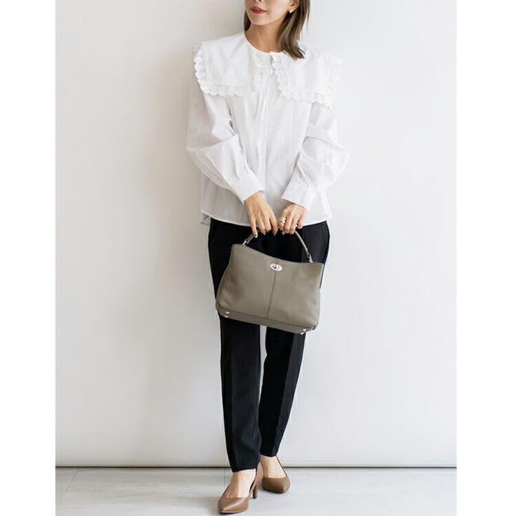 本革3スペース2wayハンドバッグ | Vita Felice | 詳細画像6 