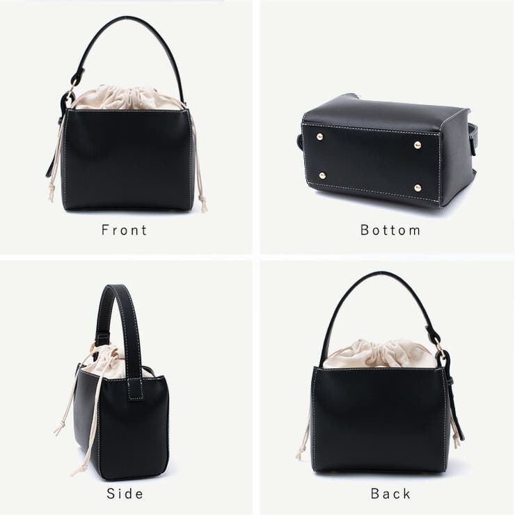 ✩シャインまま✩ミナペルホネン　ポケット巾着バッグ　ワンハンドル　メッツァ metsä バッグ - minä perhonen