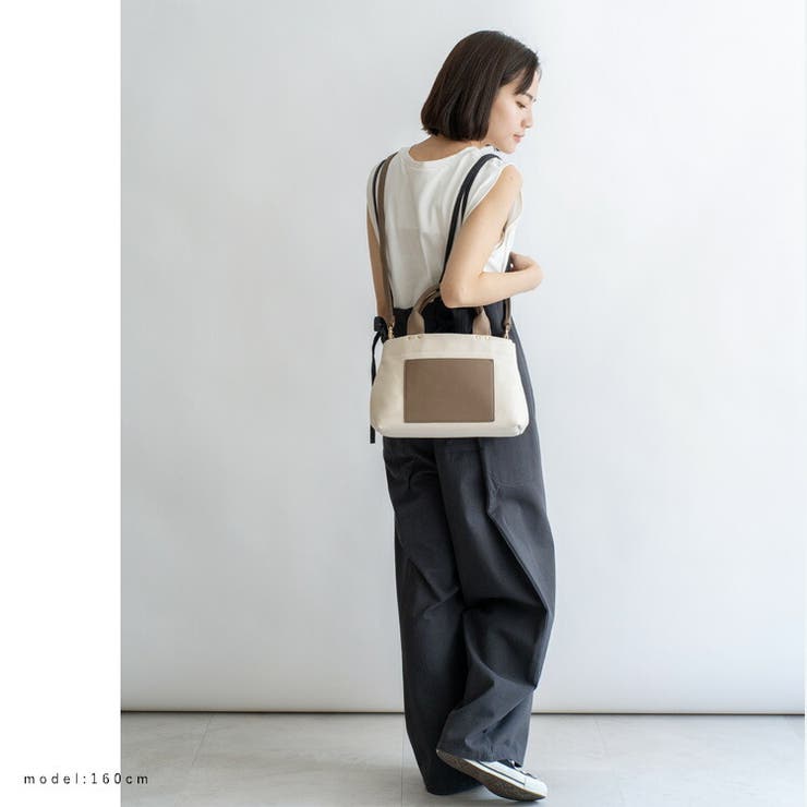 フロントポケット2wayキャンバストートバッグ | Vita Felice | 詳細画像7 