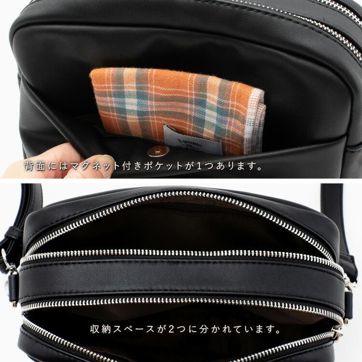 johnny。WJC フラップボールスタッズショルダーバッグ　新品 レザー スタッズ ショルダーバッグ（BO3DGS0004） | 23区