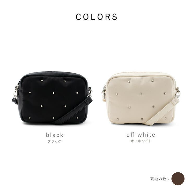 ボールスタッズ2スペースショルダーバッグ[品番：VI000007091]｜Vita