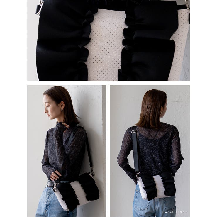 ネオプレーン2wayフリルショルダーバッグ | Vita Felice | 詳細画像12 