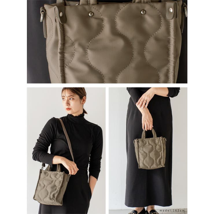 キルティング2wayナイロントートバッグ | Vita Felice | 詳細画像11 