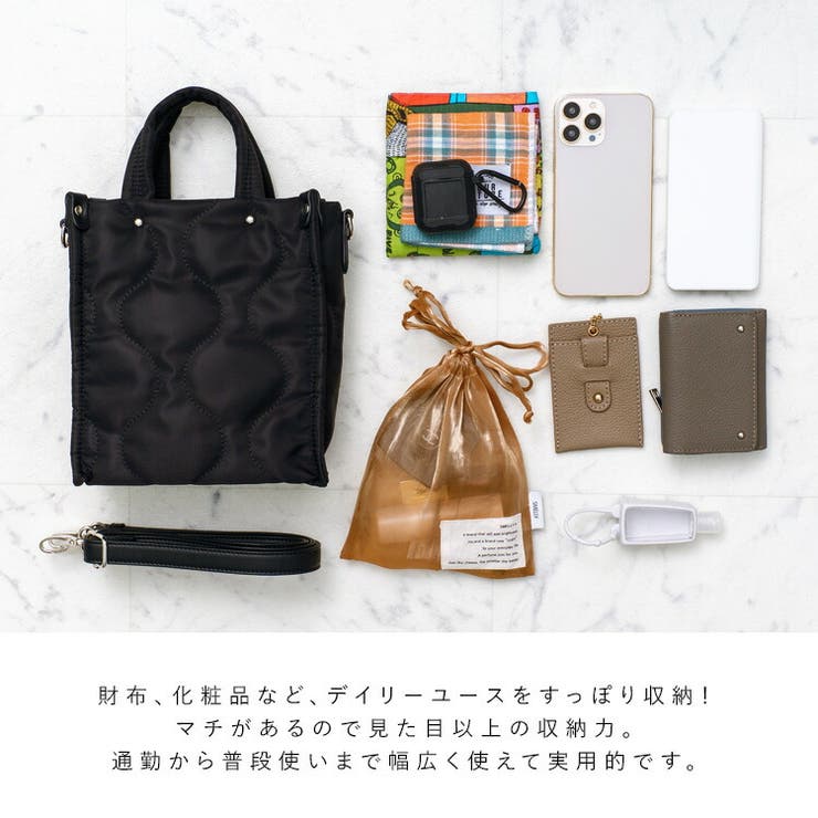 キルティング2wayナイロントートバッグ | Vita Felice | 詳細画像14 