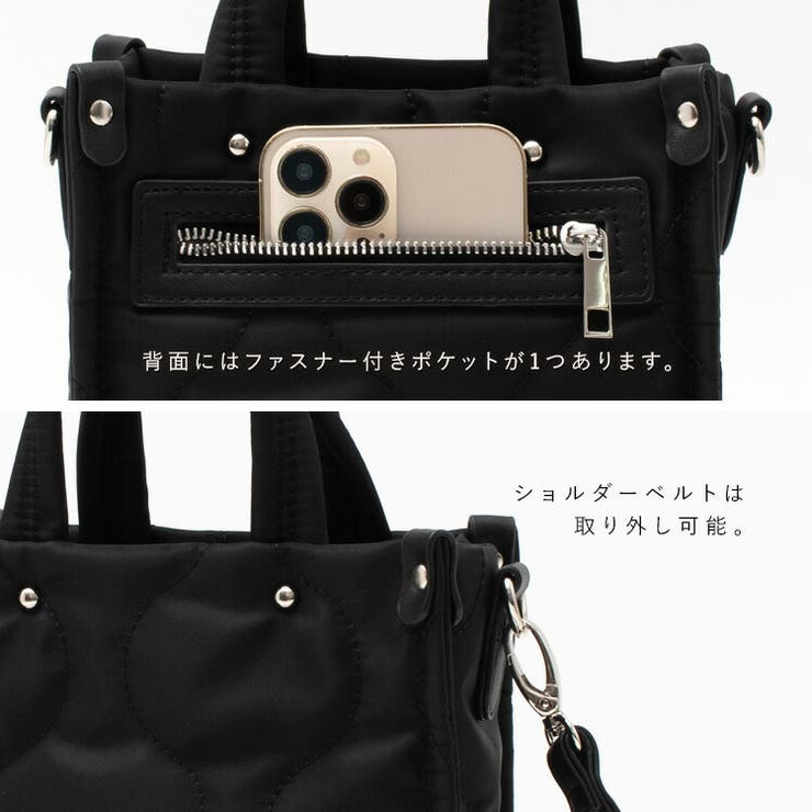 キルティング2wayナイロントートバッグ | Vita Felice | 詳細画像17 