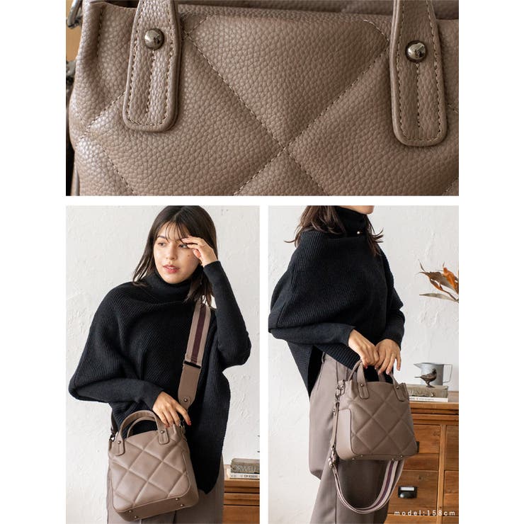 キルティング2wayトートバッグ | Vita Felice | 詳細画像10 