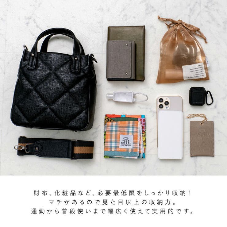 キルティング2wayトートバッグ | Vita Felice | 詳細画像15 