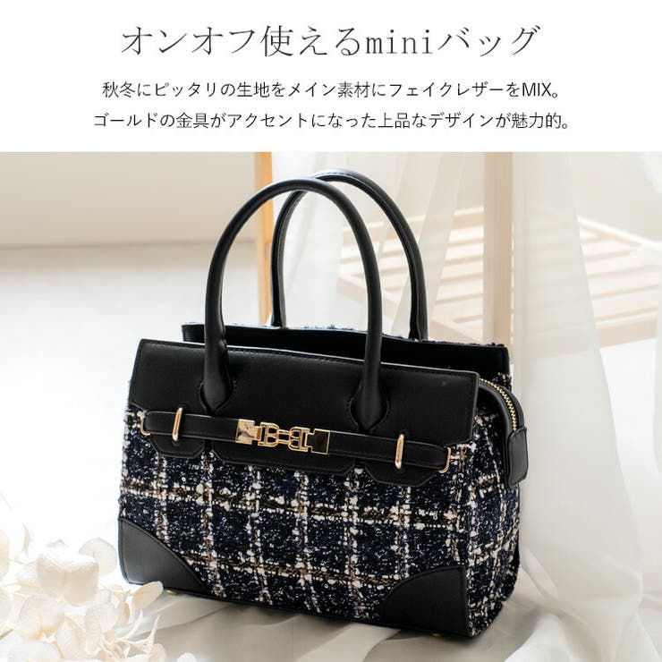 ベルトデザイン2wayハンドバッグ | Vita Felice | 詳細画像2 