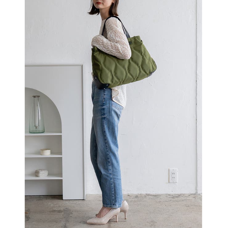 キルティングナイロントートバッグ（M） | Vita Felice | 詳細画像8 