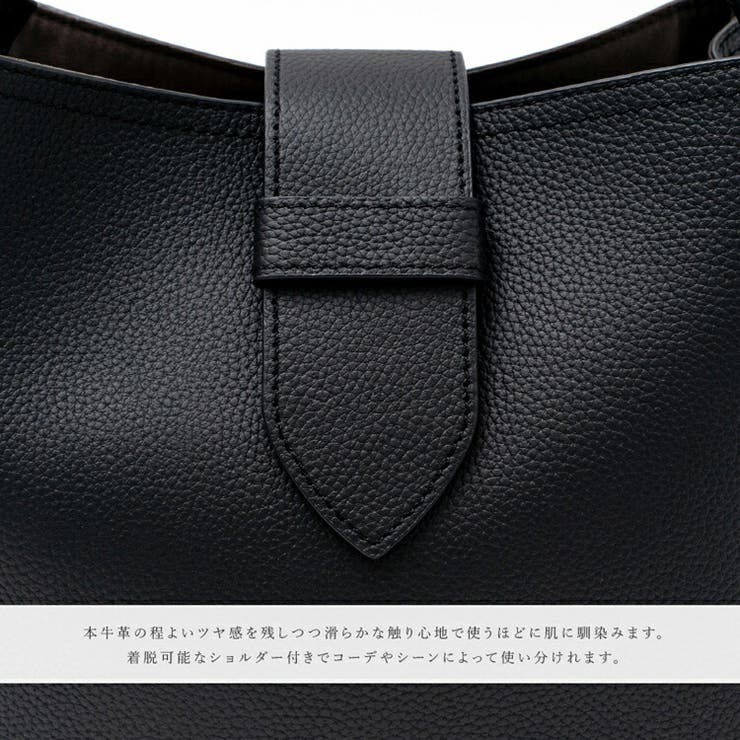 本革3ルーム2wayハンドバッグ | Vita Felice | 詳細画像13 