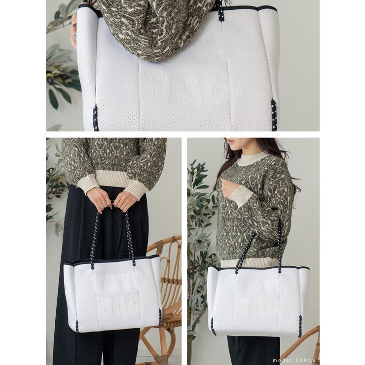 ネオプレーンロゴビッグトートバッグ | Vita Felice | 詳細画像11 