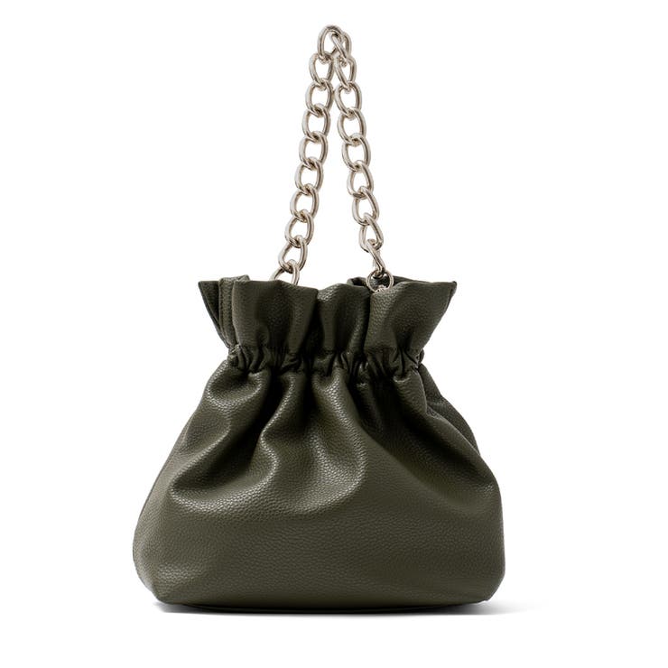 チェーン2way巾着ショルダーバッグ[品番：VI000007239]｜Vita Felice