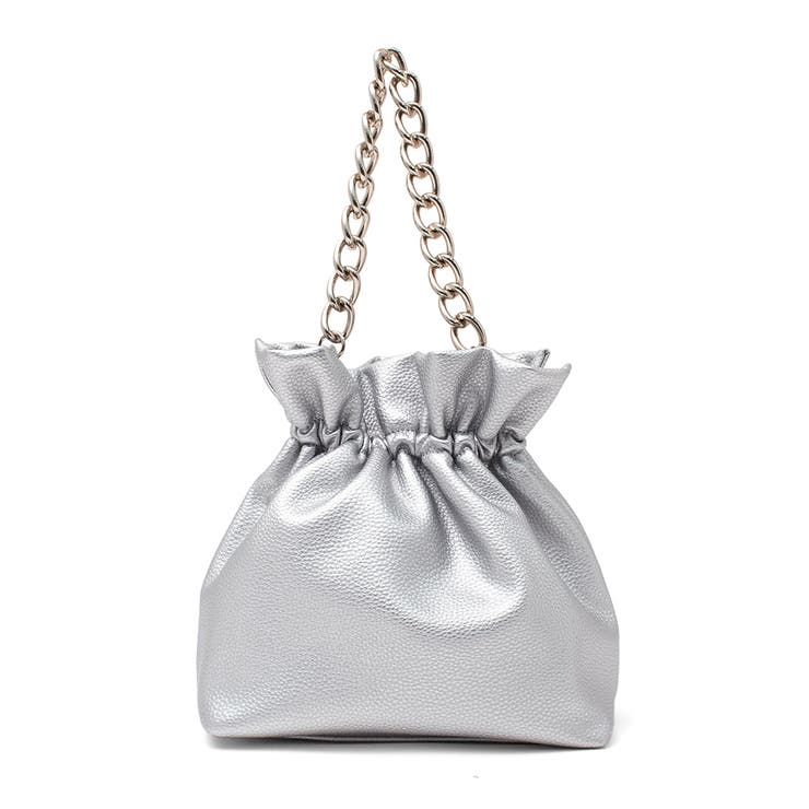 チェーン2way巾着ショルダーバッグ[品番：VI000007239]｜Vita Felice