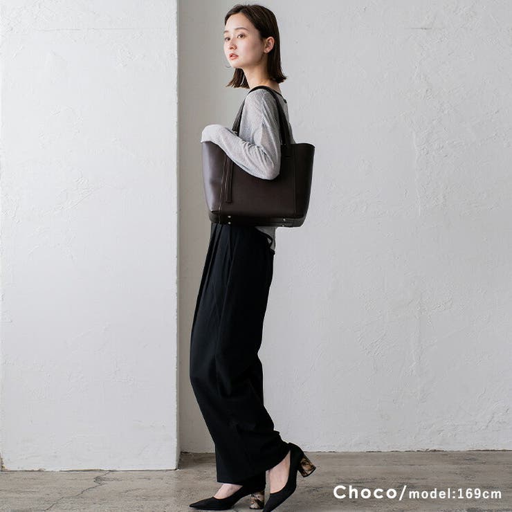 ベルトハンドルアシンメトリートートバッグ | Vita Felice | 詳細画像12 