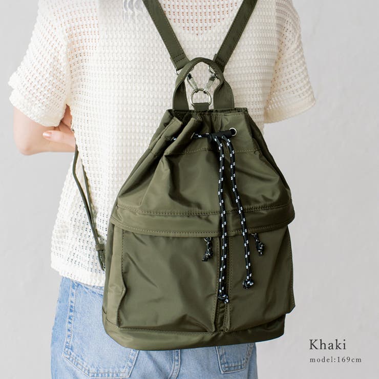 2way巾着リュックサック[品番：VI000007347]｜Vita Felice（ヴィタ