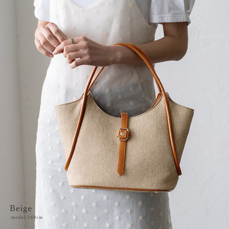 パイピングPUハンドバッグ | Vita Felice | 詳細画像3 