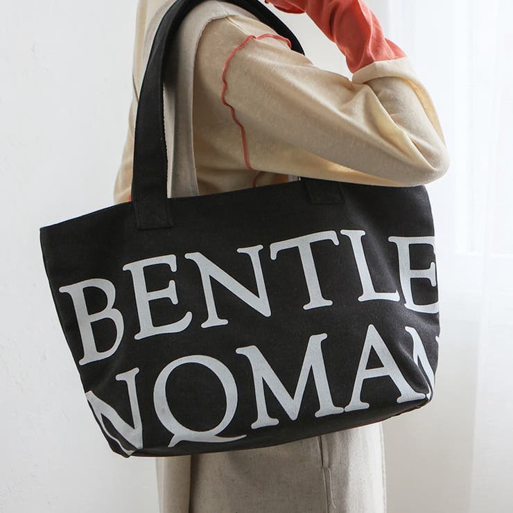 ブラック | 英字ロゴキャンバストート | Vita Felice