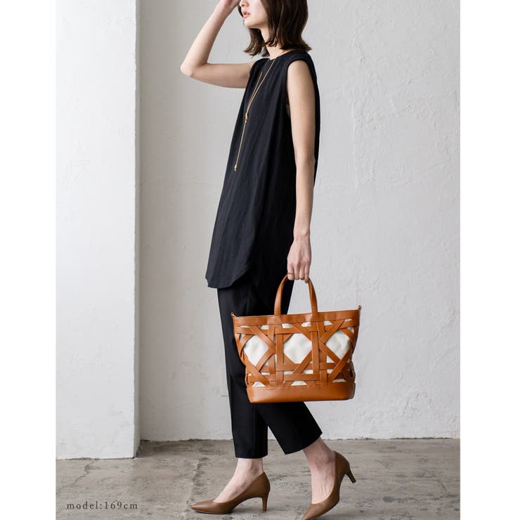 カゴメ編み2WAYトートバッグ | Vita Felice | 詳細画像6 